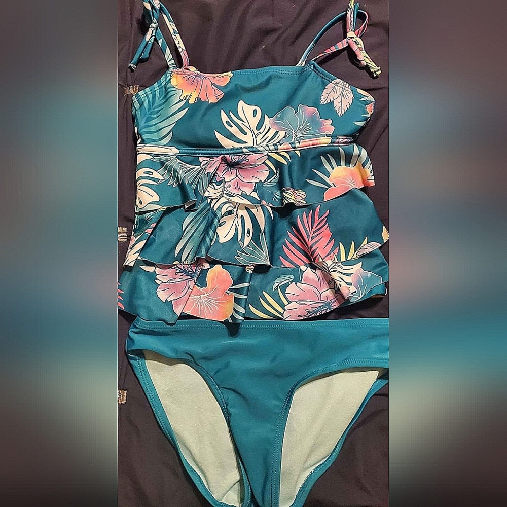 Girls Justice Tankini - Size Medium (10)